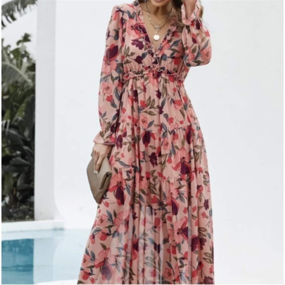Floral maxi dress
